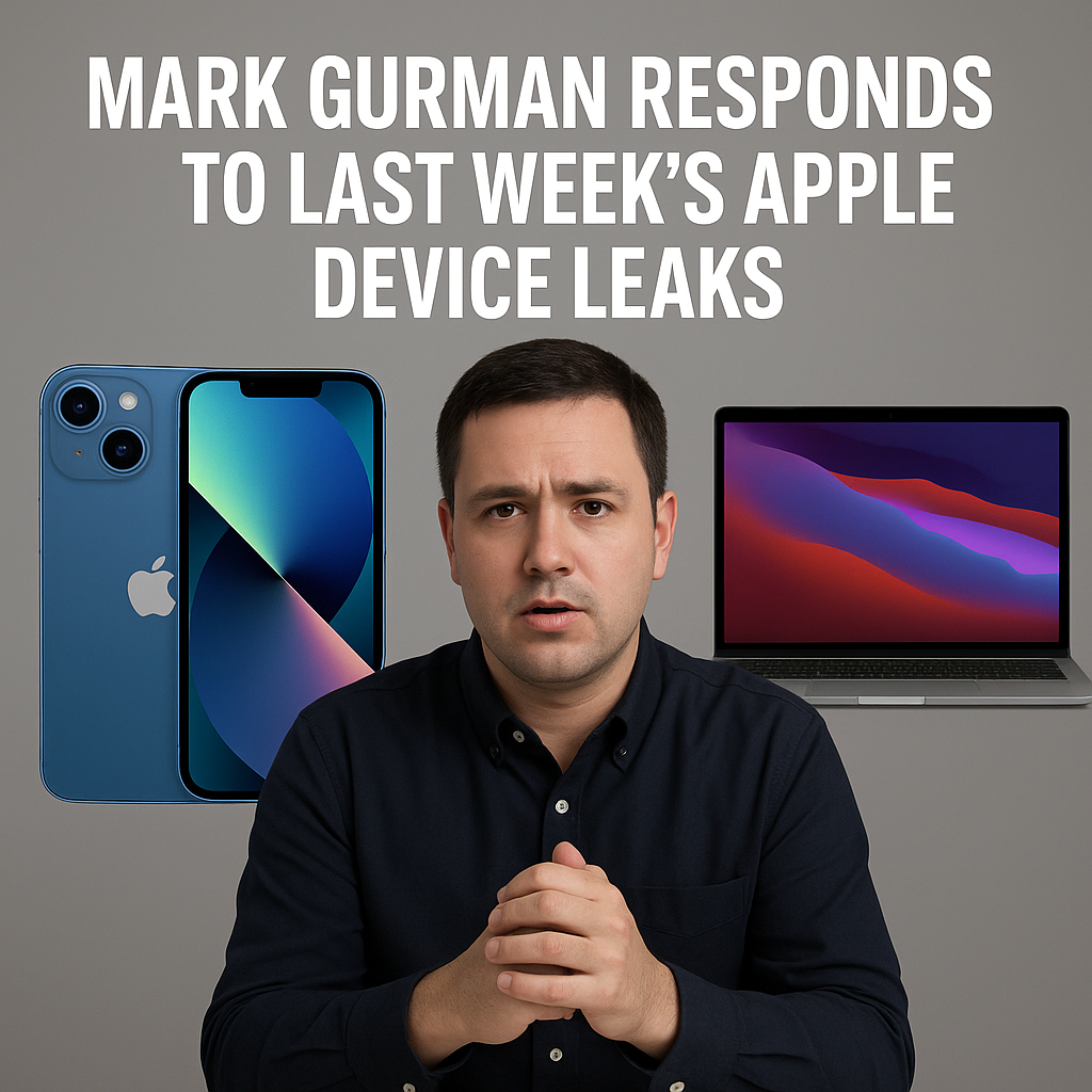 Mark Gurman Responds to Last Week's Apple Device Leaks