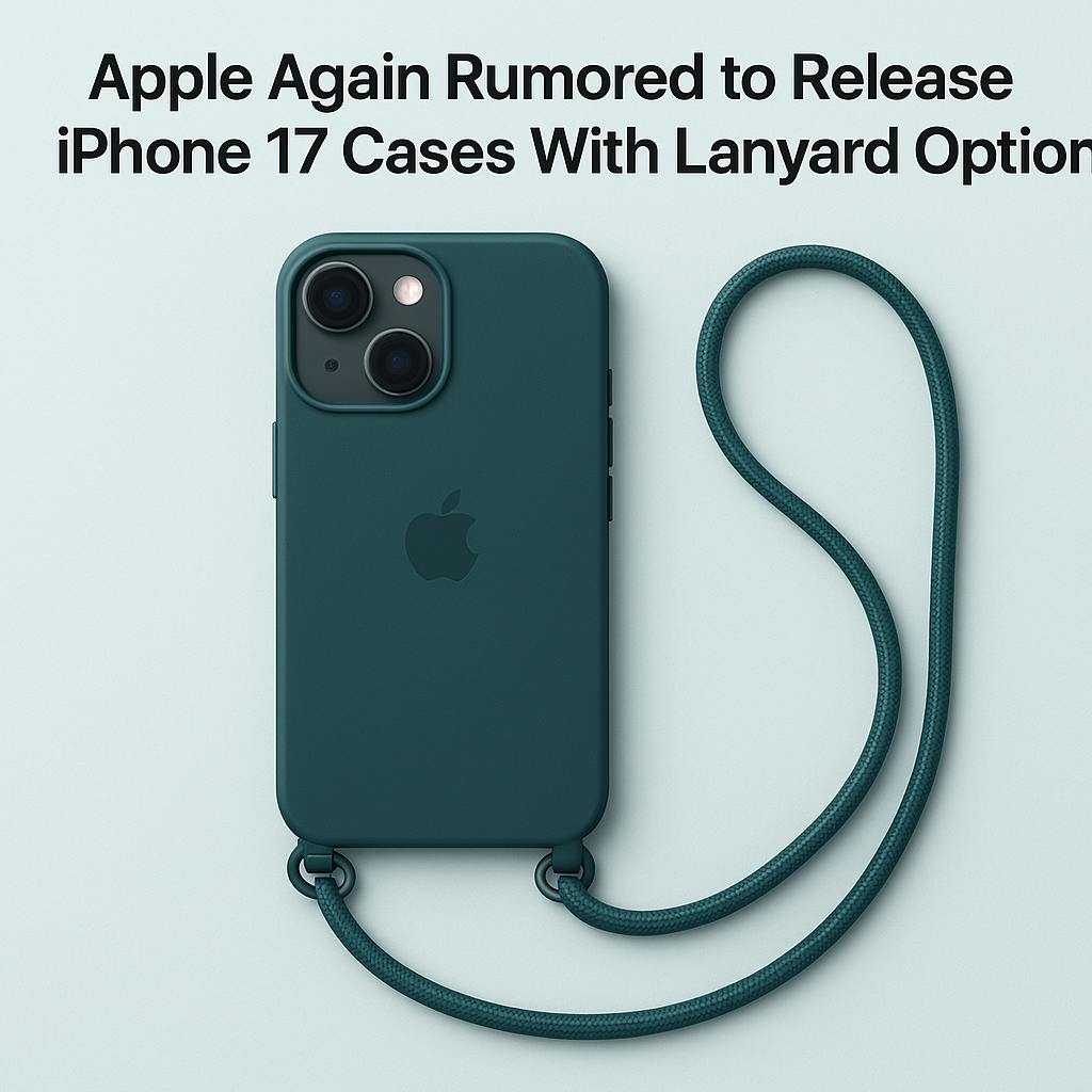 Apple Again Rumored to Release iPhone 17 Cases With Lanyard Option