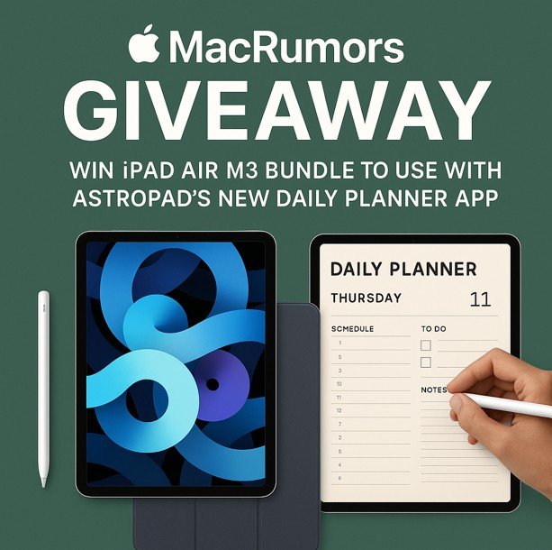 iPad Air M3 Up for Grabs: Paired with Astropad’s Daily Planner App